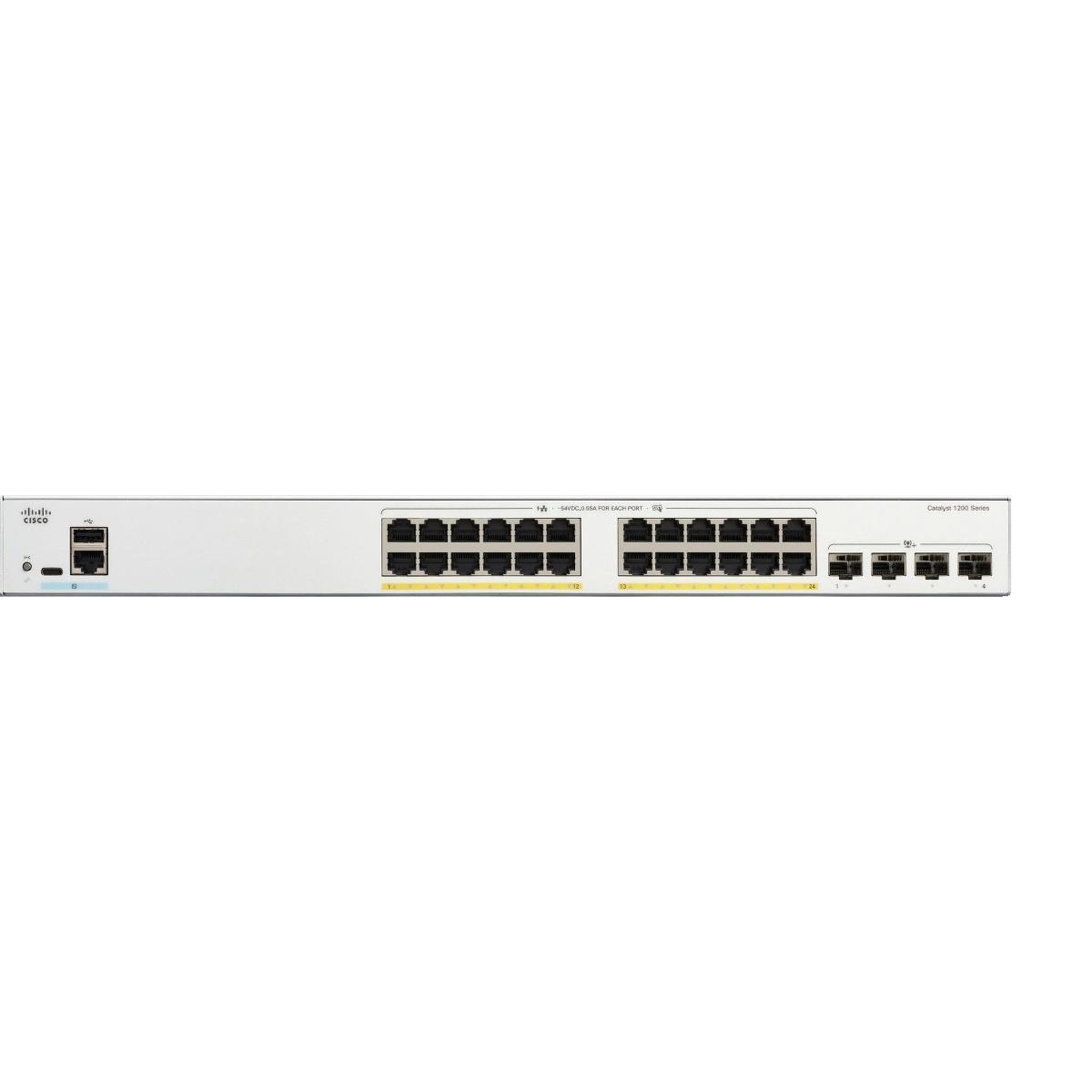Voir la diapositive 3 : Cisco Commutateur réseau intelligent Cisco Catalyst 1200-24FP-4X