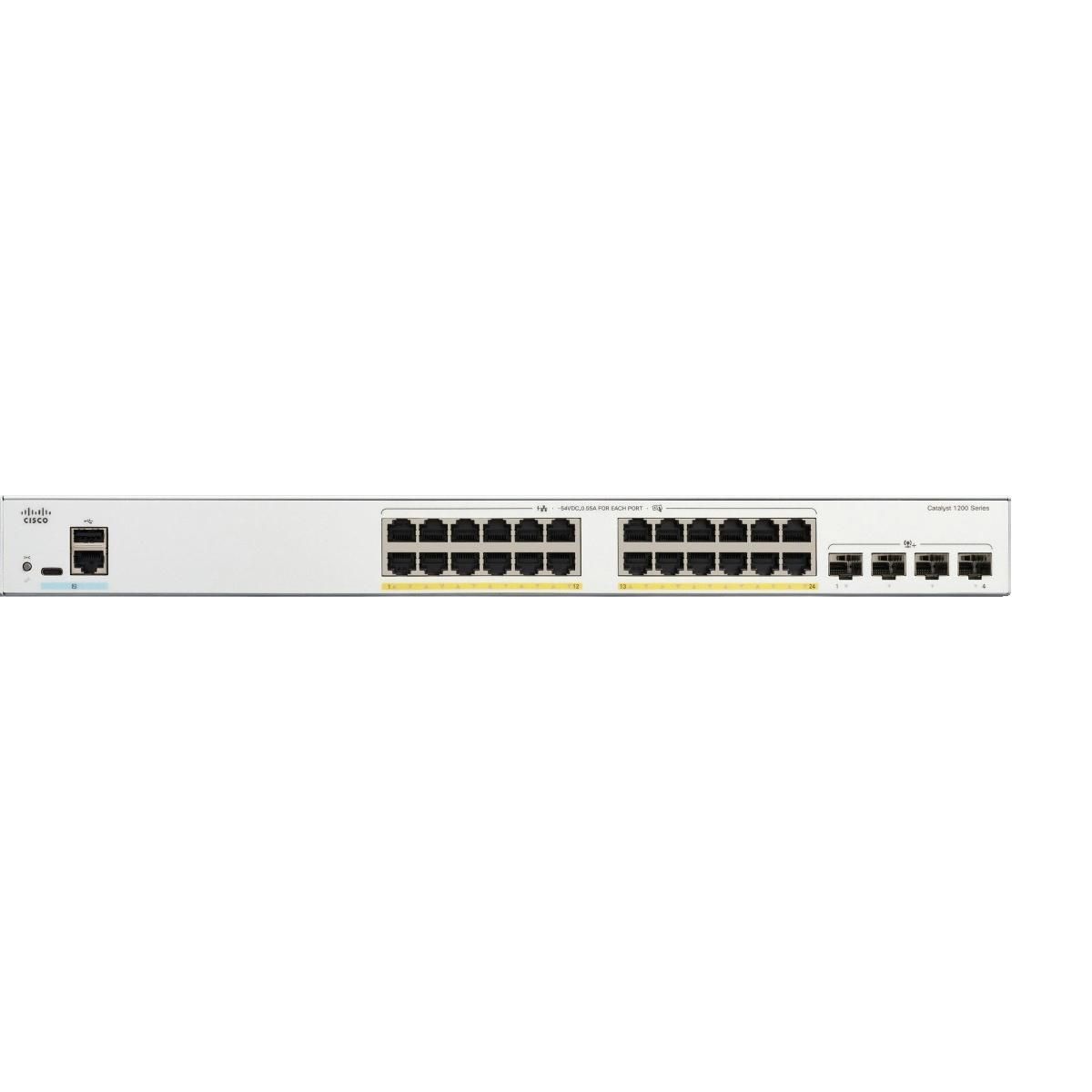 Cisco Commutateur réseau intelligent Cisco Catalyst 1200-24FP-4X