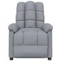 Voir la diapositive 3 : VIDAXL Fauteuil inclinable Gris clair Tissu