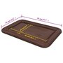 Voir la diapositive 6 : VIDAXL Matelas pour chiens Taille M Marron