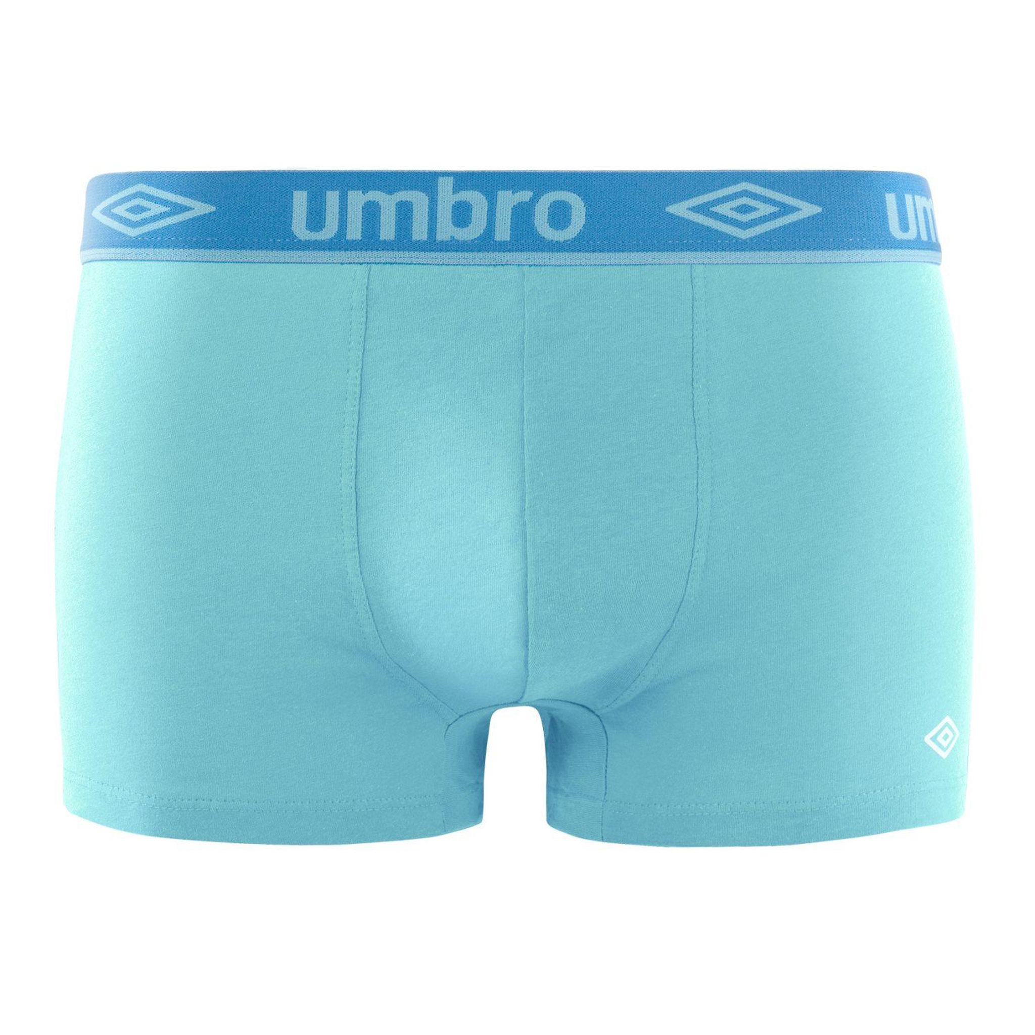 Voir la diapositive 4 : UMBRO Lot de 4 boxers homme en coton Colors