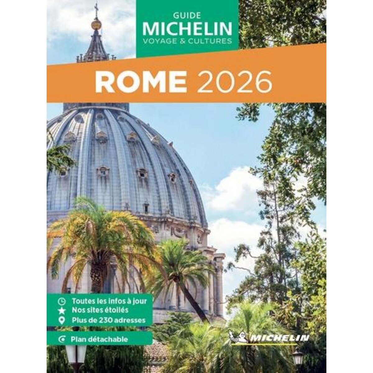 ROME. EDITION 2026. AVEC 1 PLAN DETACHABLE, Michelin