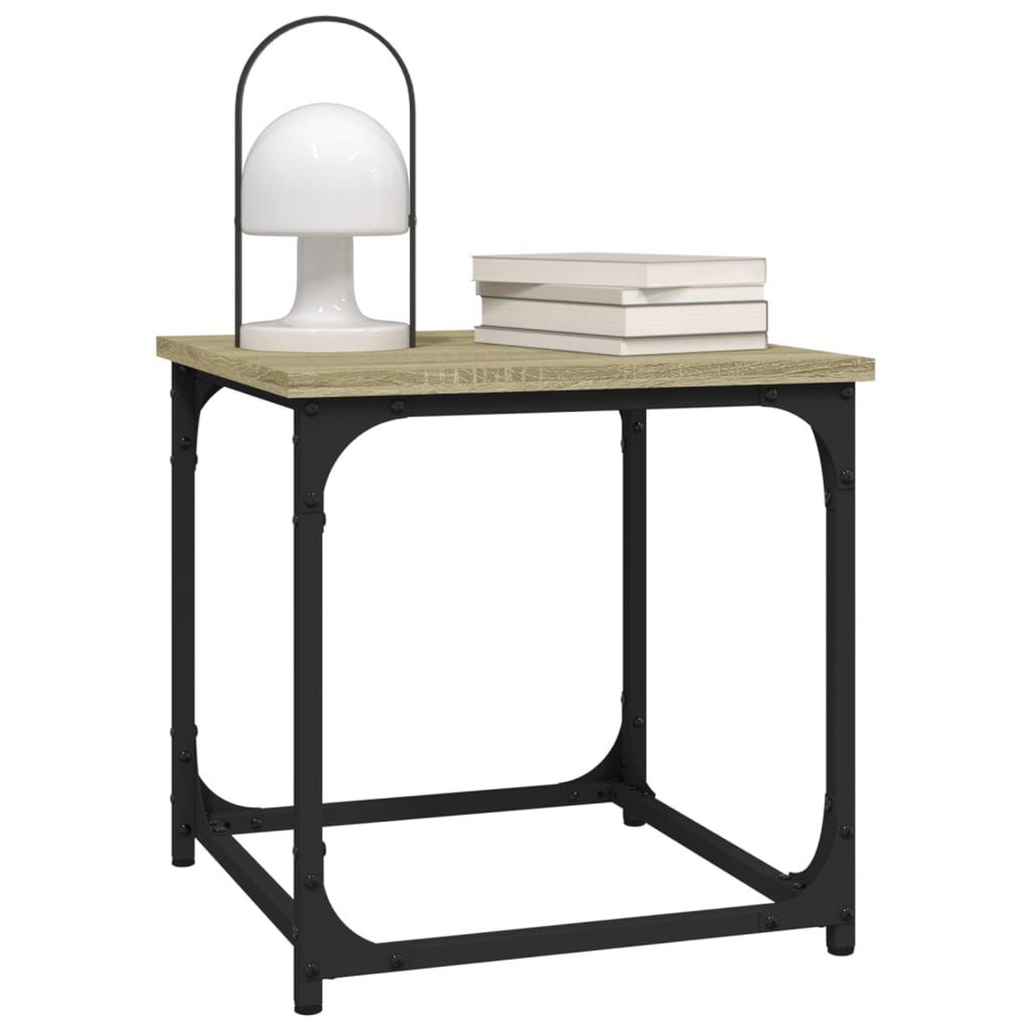 Voir la diapositive 4 : VIDAXL Table d'appoint Chene sonoma 40x40x40 cm Bois d'ingenierie