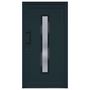 Voir la diapositive 3 : VIDAXL Porte d'entree anthracite 108x200 cm PVC