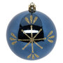 Voir la diapositive 4 : ATMOSPHERA Lot de 8 Boules de Noël  Maison des Couleurs  8cm Bleu & Or