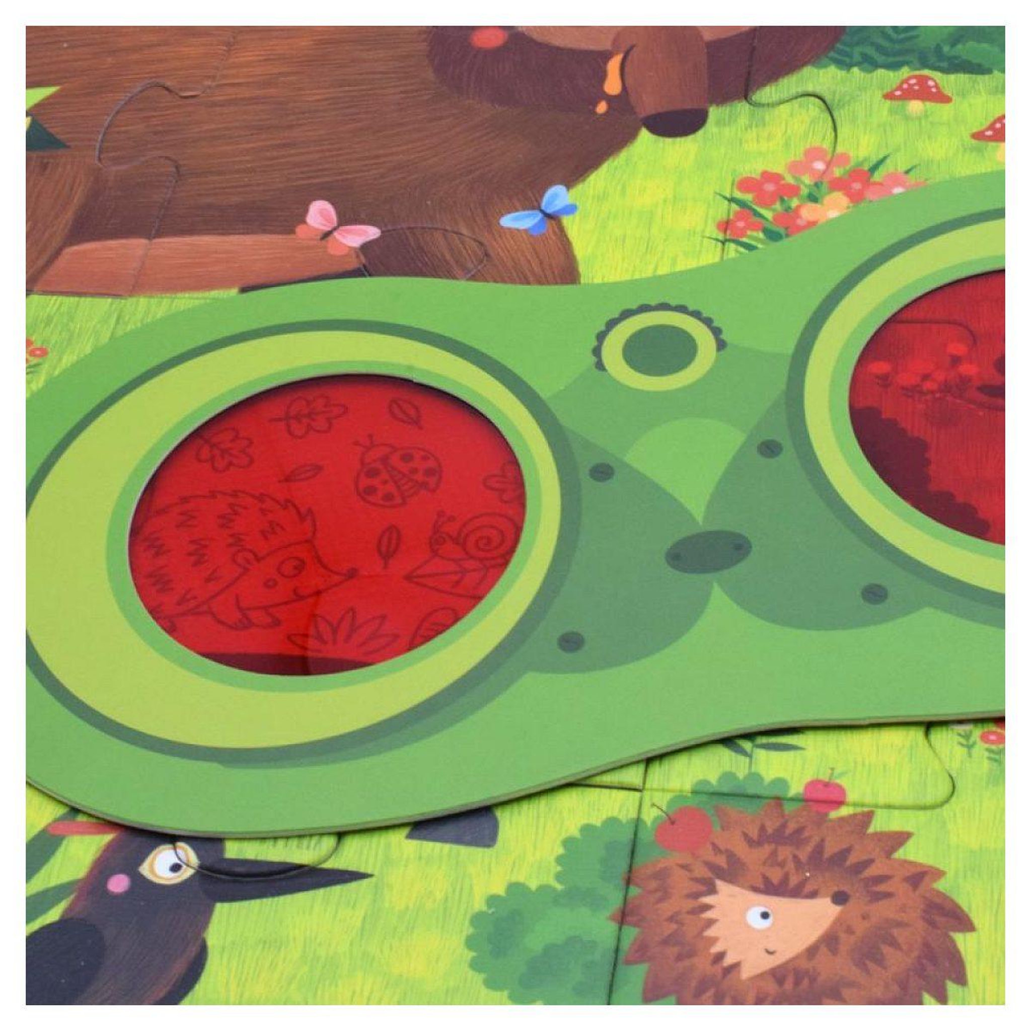 Voir la diapositive 2 : Plan Toys Puzzle détective forêt lunettes - 35 pcs