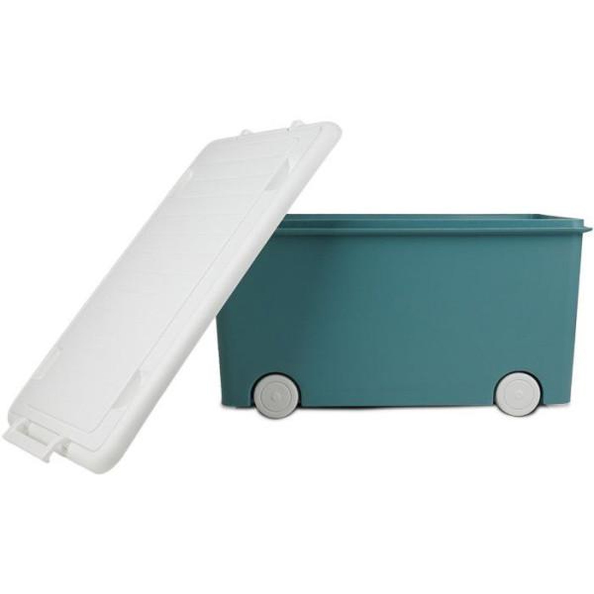 Voir la diapositive 4 : THERMOBABY Coffre de rangement - THERMOBABY - PLAYBOX - Medium - Vert azur