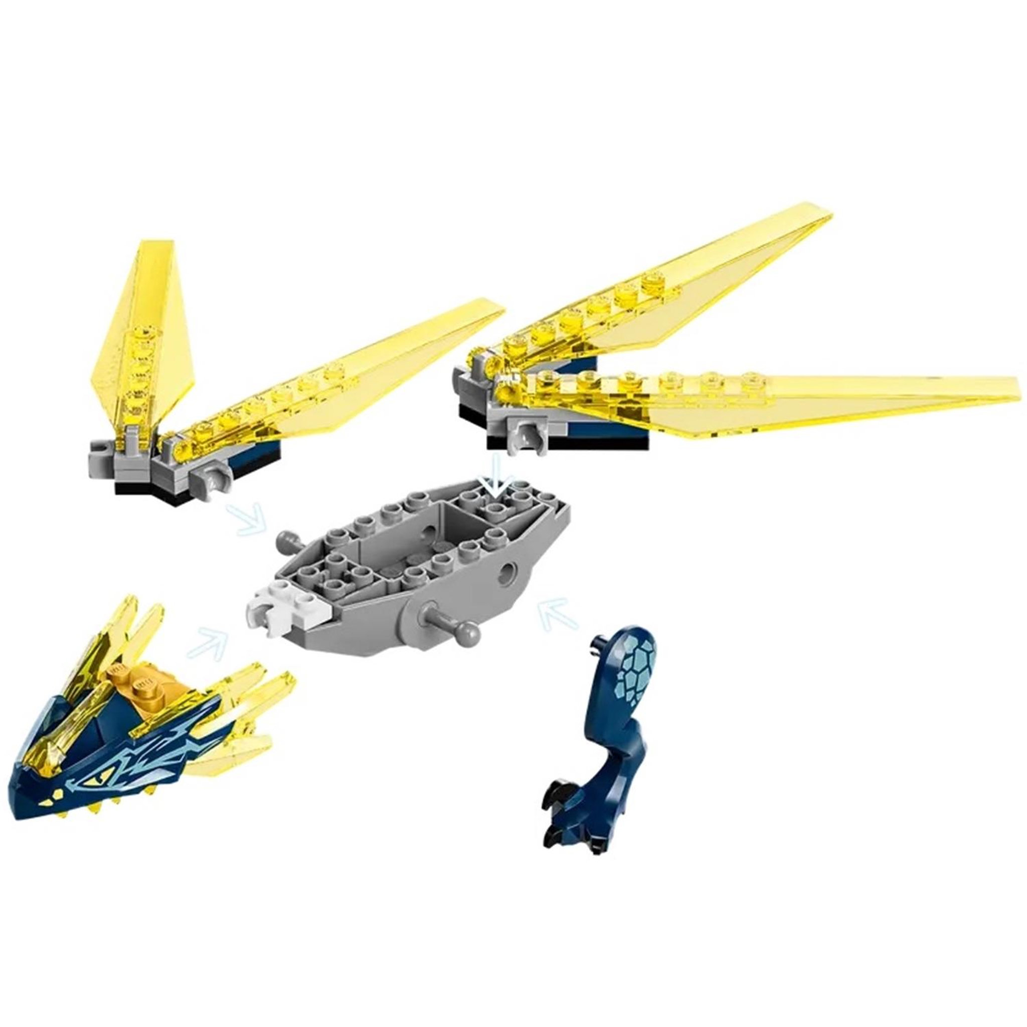 Voir la diapositive 4 : LEGO Ninjago Le combat du bébé dragon de Nya et Arin