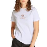 CALVIN KLEIN JEANS T Shirt  Femme Calvin Klein Jeans Shadow. Coloris disponibles : Blanc