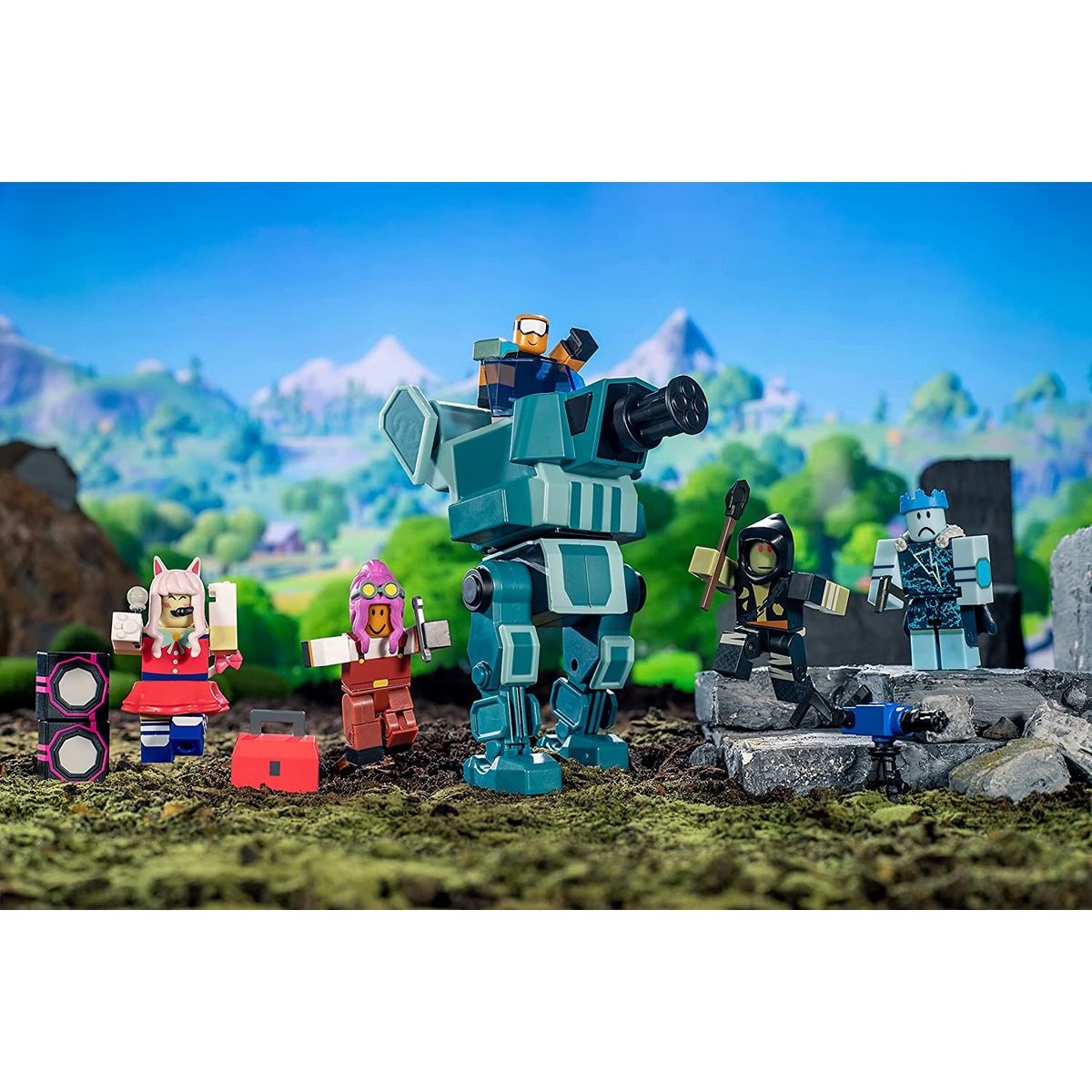 JAZWARES Roblox Simulateur de défense de tour : Charge Figurine d'action