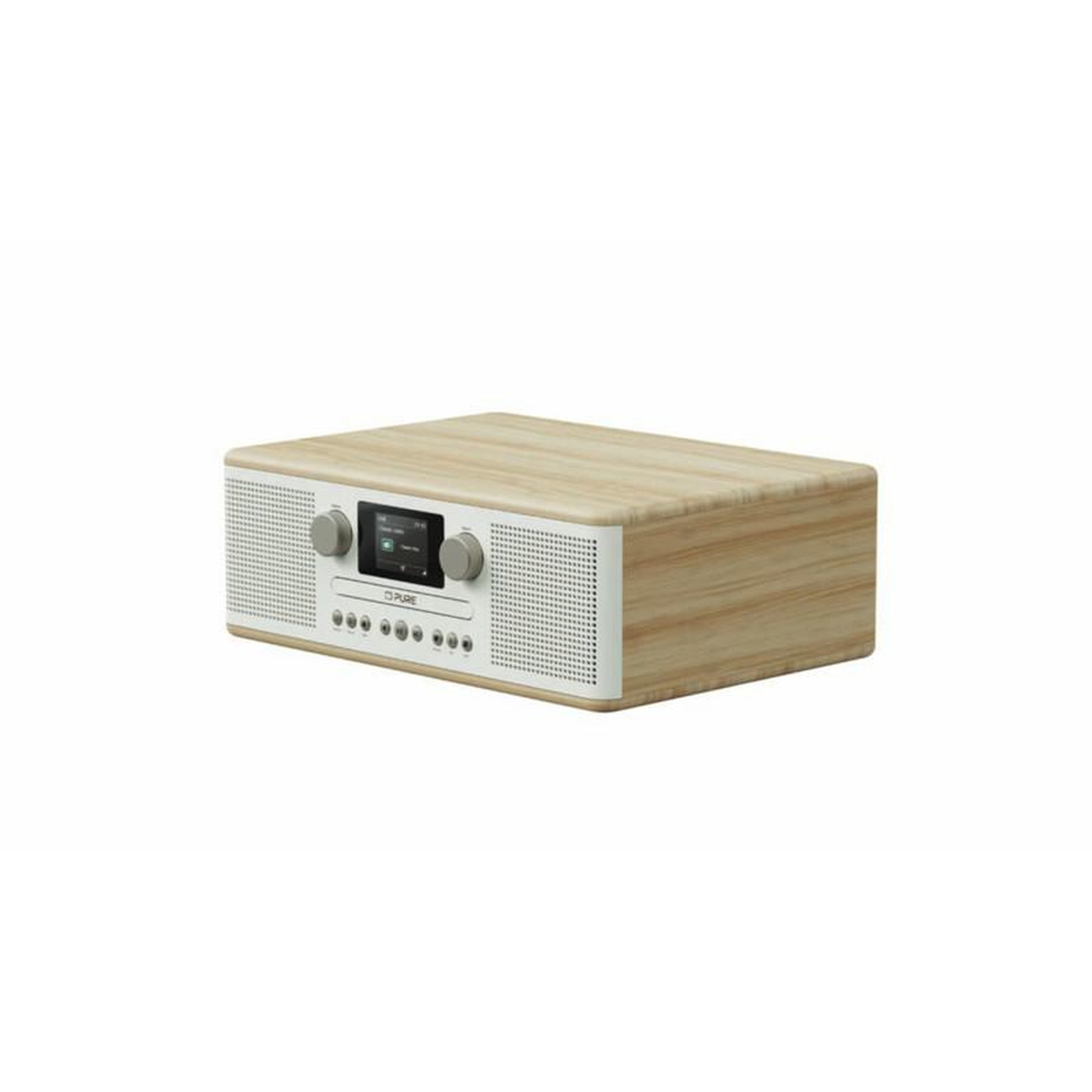 Voir la diapositive 2 : PURE Chaine HiFi Pure Lecteur CD stereo Bluetooth Radio Classic C D6 blanc coton