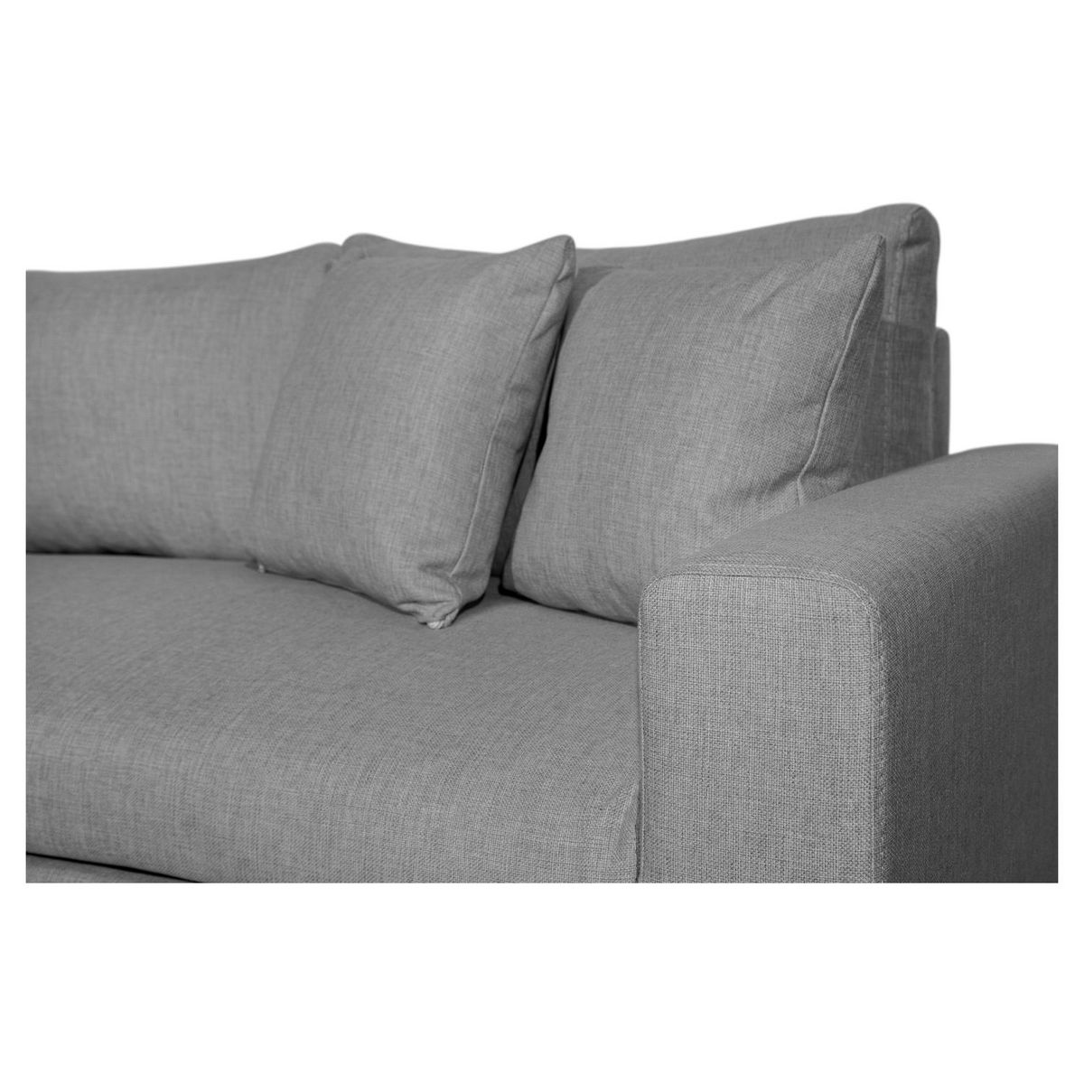 Canapé d'angle réversible convertible avec coffre en tissu ou velours GERALDINE 