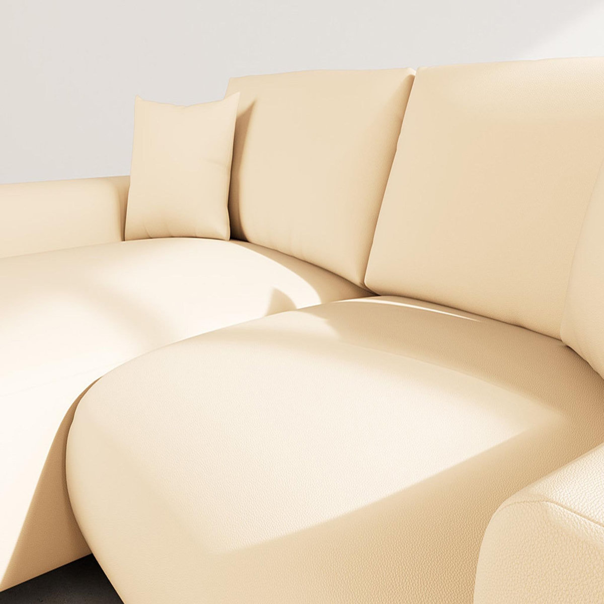 LISA DESIGN Garance - canapé d'angle réversible 4 places en simili