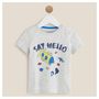 Voir la diapositive 1 : IN EXTENSO T-shirt manches courtes say hello  bébé garçon