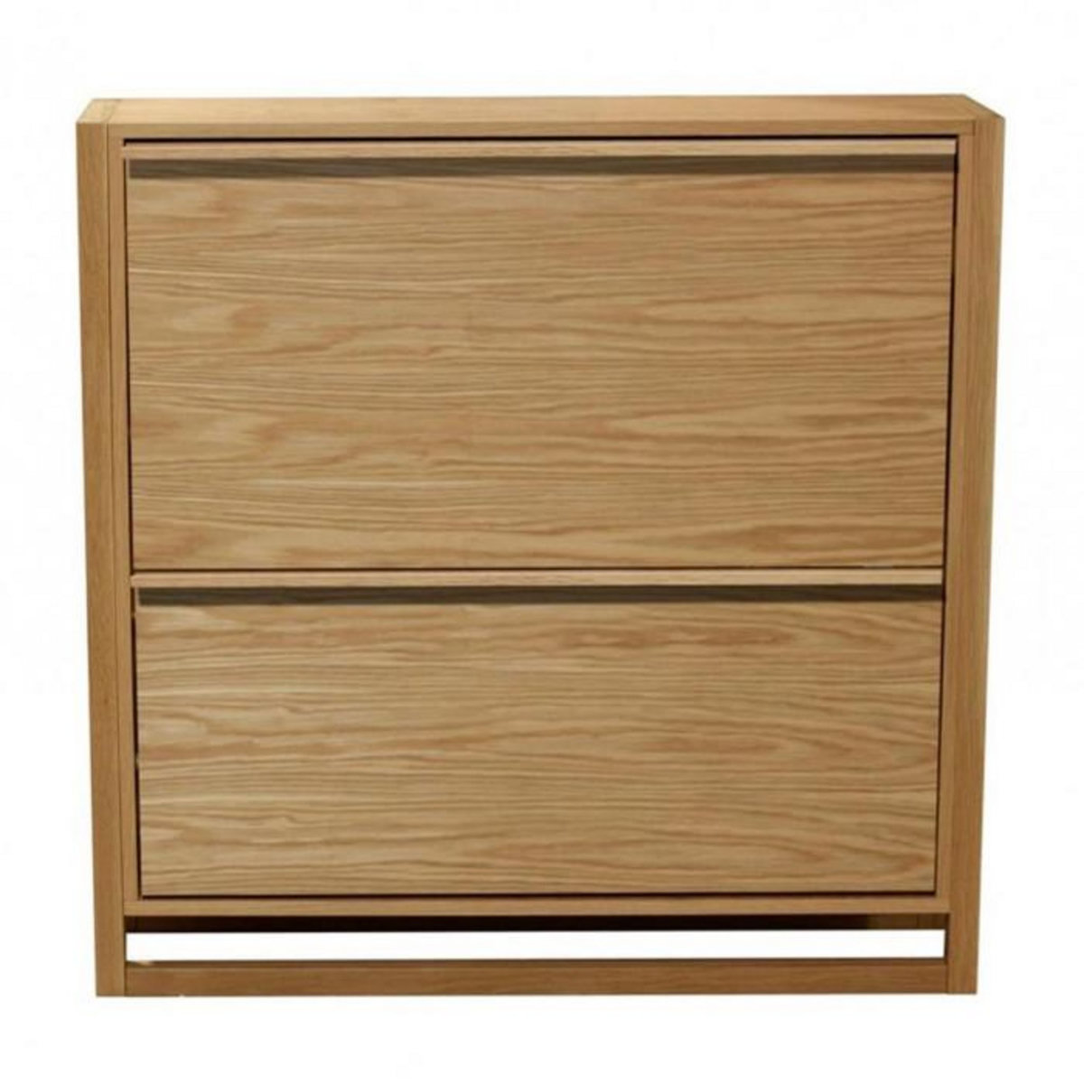 Paris Prix Meuble à Chaussures 2 Compartiments  NewEst  100cm Chêne