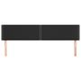 Voir la diapositive 3 : VIDAXL Tetes de lit 2 pcs Noir 100x5x78/88 cm Similicuir