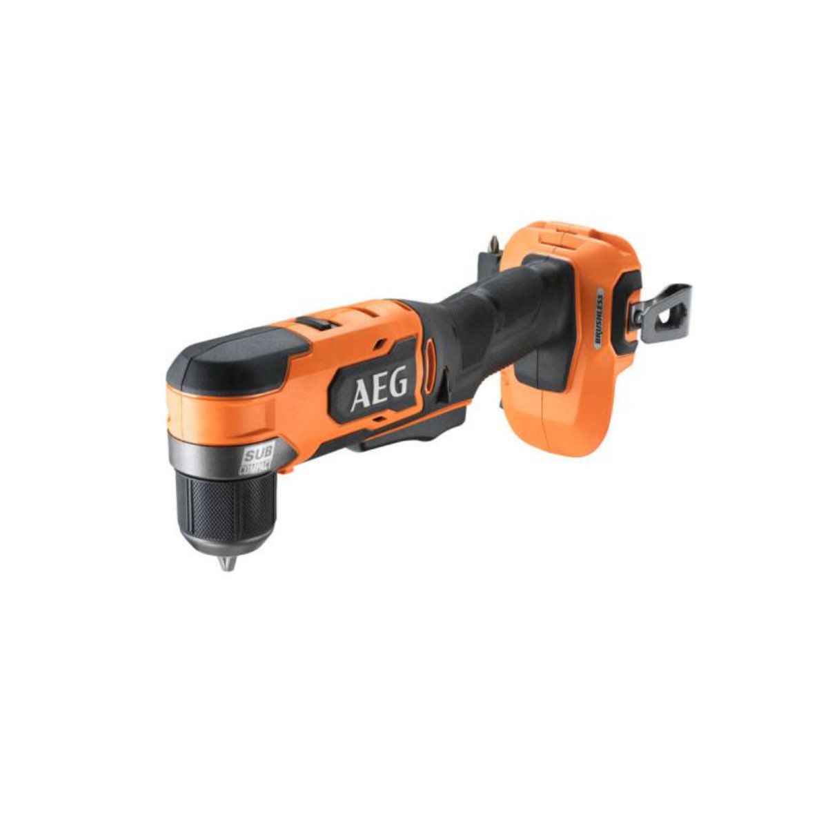 AEG Perceuse-visseuse d'angle AEG 18V Brushless Subcompact 42 Nm - Sans batterie ni chargeur - BS18SRAB