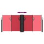 Voir la diapositive 5 : VIDAXL Auvent lateral retractable rouge 100x600 cm