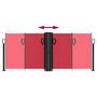 Voir la diapositive 5 : VIDAXL Auvent lateral retractable rouge 100x600 cm