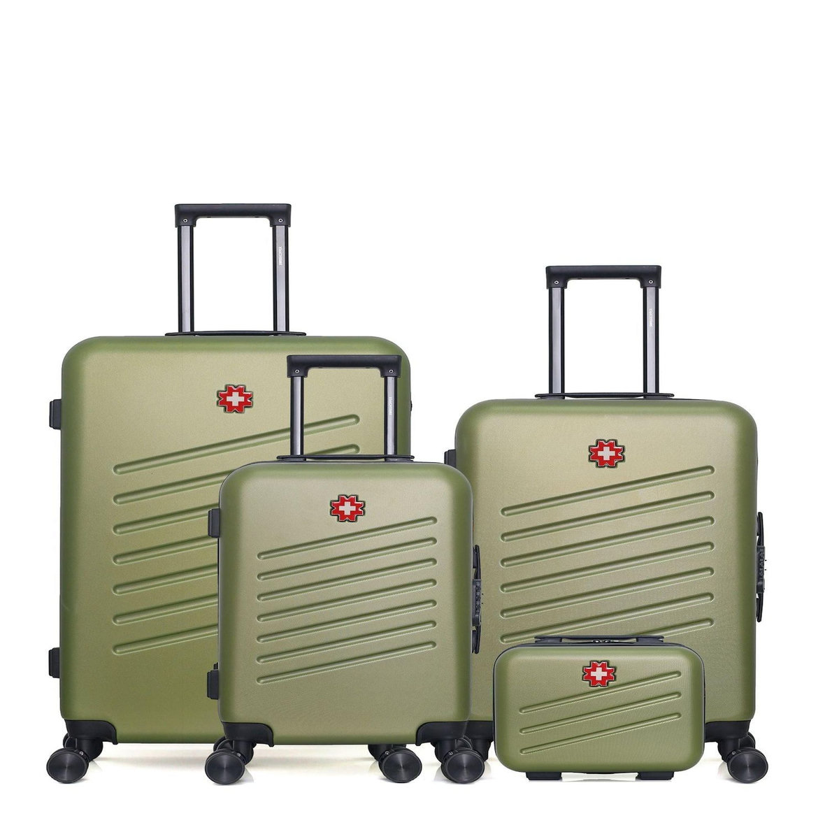 SWISS KOPPER SWISS KOPPER - LOT DE 4 - Valises grand format, weekend, cabine et vanity ZURICH