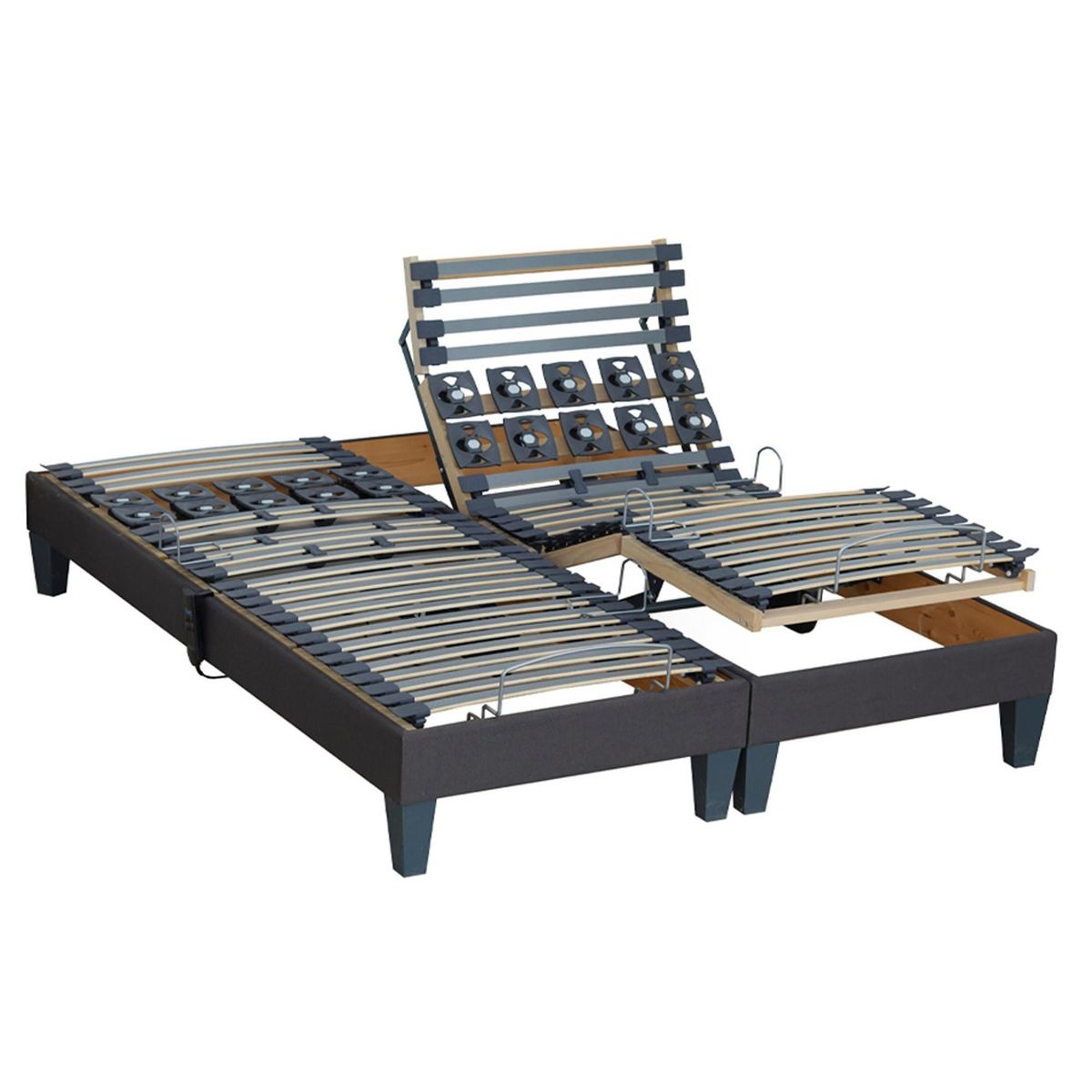 IDLITERIE Ensemble relaxation avec matelas mémoire de forme, couette, oreillers.