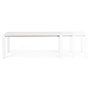 Voir la diapositive 3 : Paris Prix Table de Repas Extensible  Serty  190-270cm Blanc