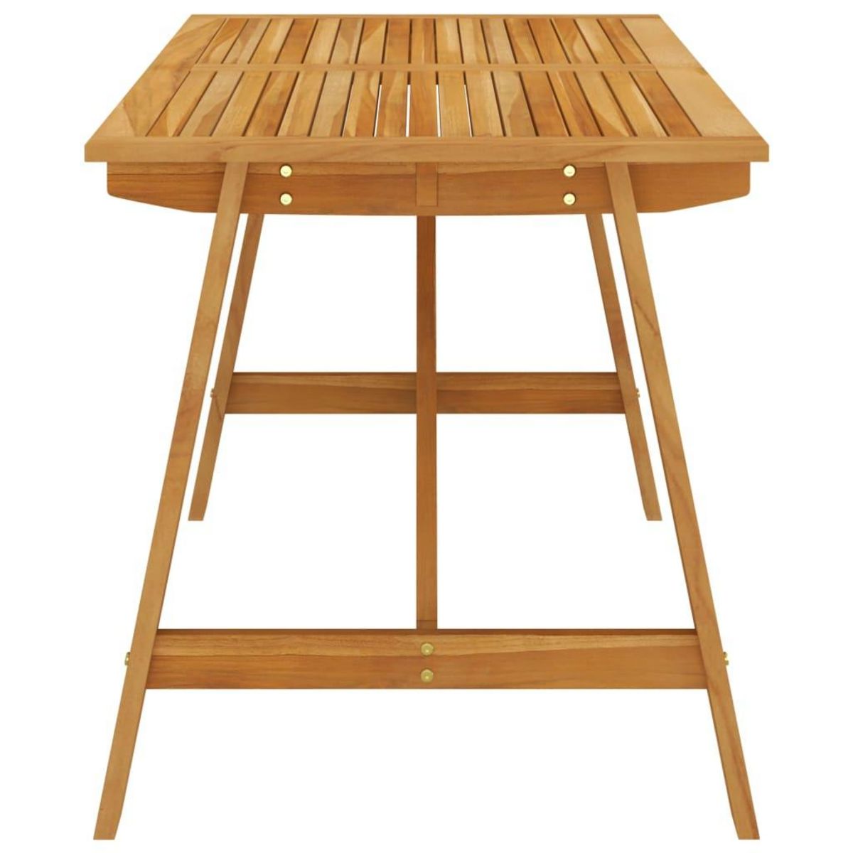 VIDAXL Table a manger de jardin 140x70x73,5 cm Bois d'acacia massif