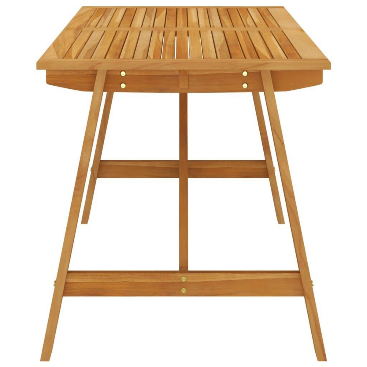 VIDAXL Table a manger de jardin 140x70x73,5 cm Bois d'acacia massif