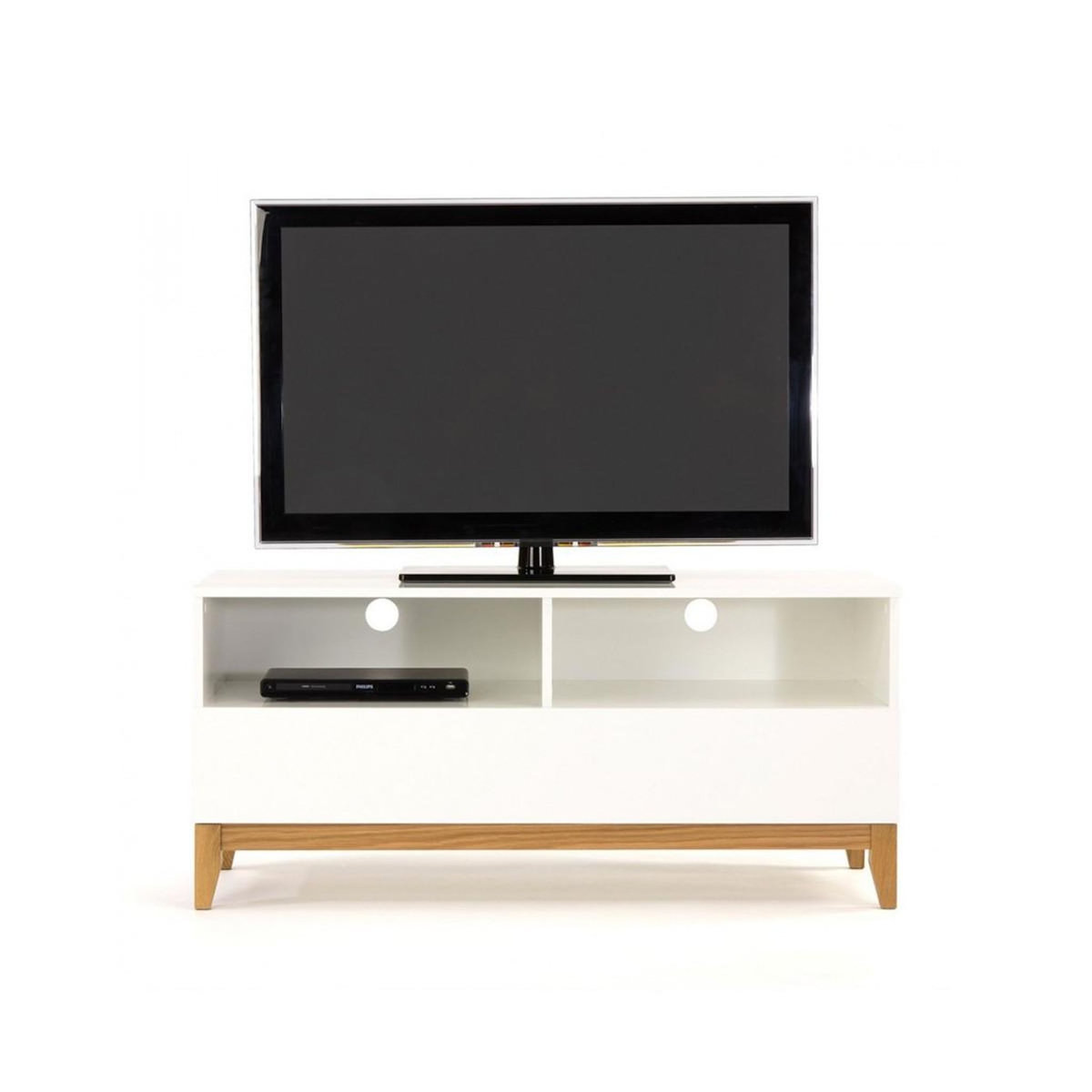 Paris Prix Meuble TV Design  Blanco  120cm Blanc