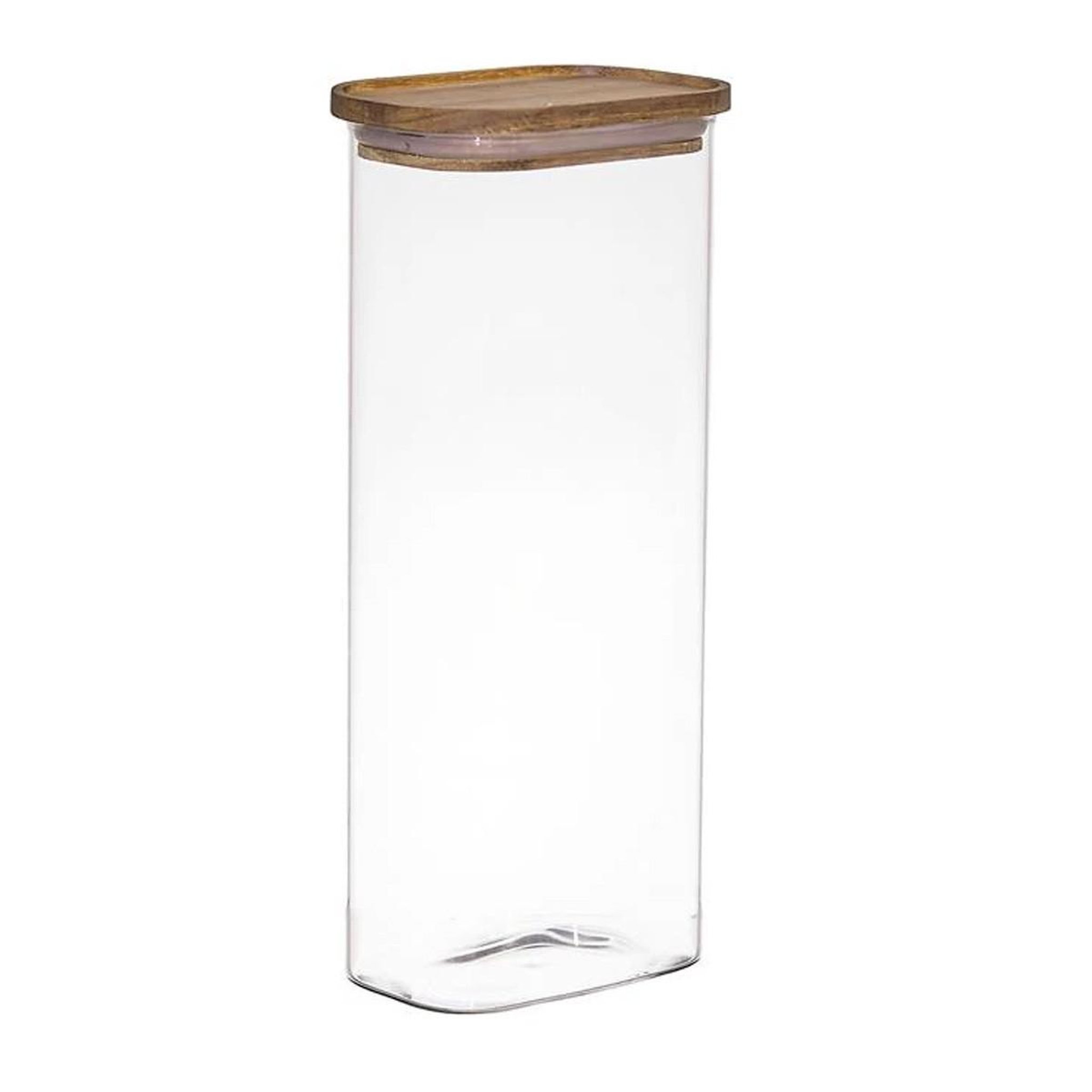 The Home Deco Factory Bocal de conservation  heritage  2l transparent & marron