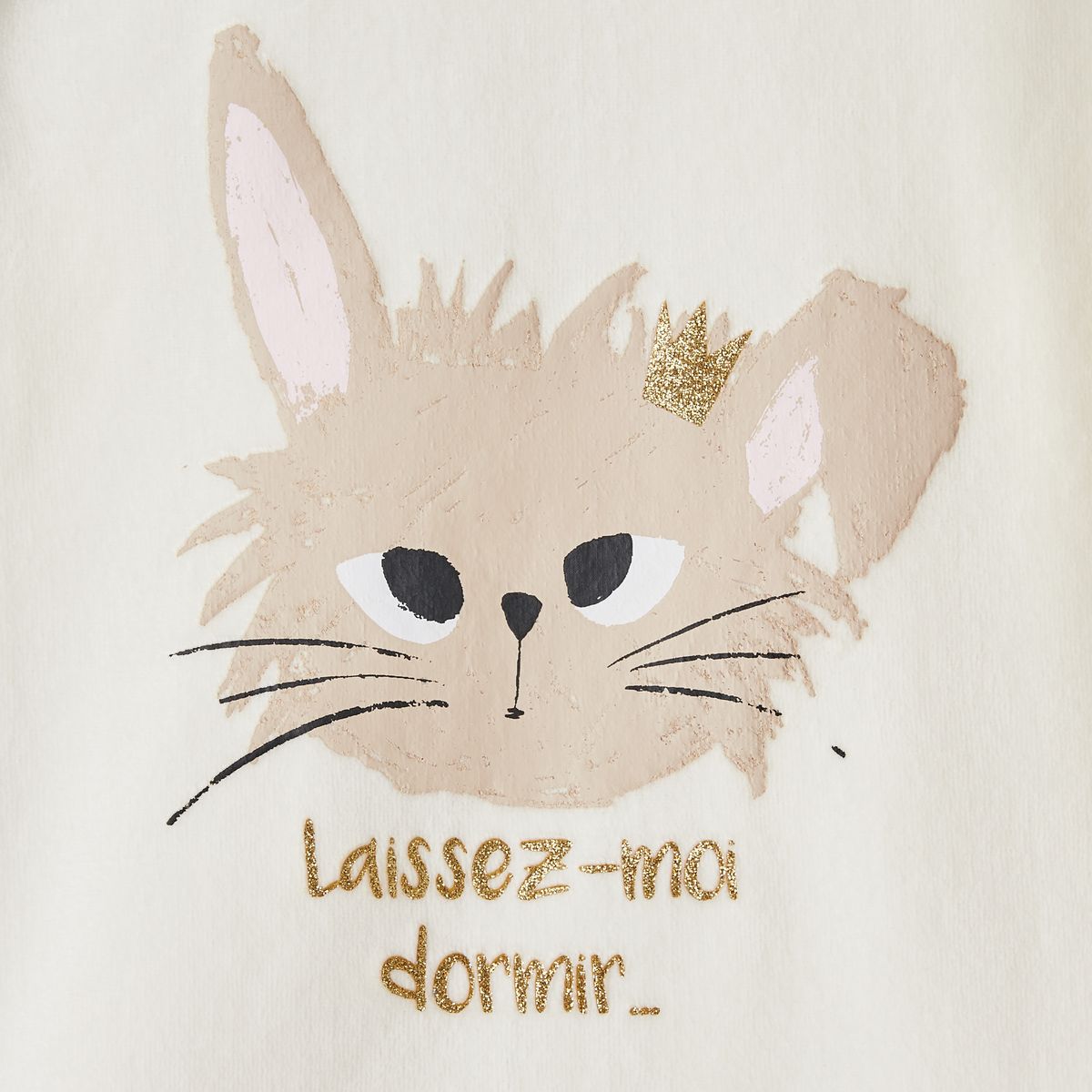 IN EXTENSO Ensemble pyjama velours lapin fille