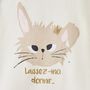 Voir la diapositive 2 : IN EXTENSO Ensemble pyjama velours lapin fille