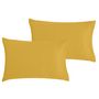 Voir la diapositive 1 : PTIT BASILE Lot de 2 taies d'oreiller bébé en coton bio 40 x 60 cm coloris unis 