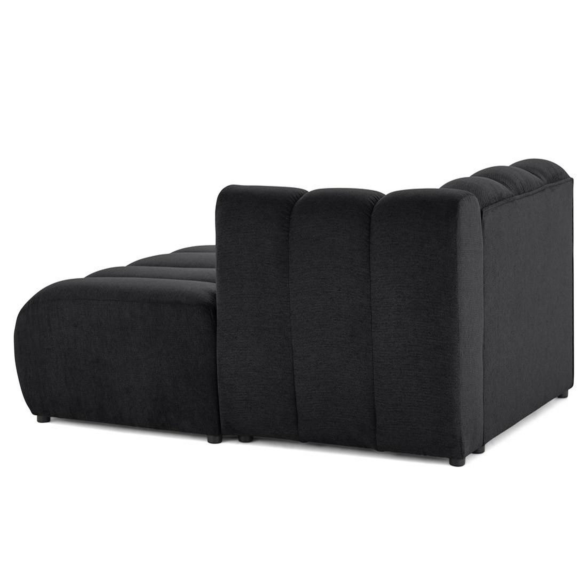 Voir la diapositive 5 : BEST MOBILIER Debbie - module d'assise méridienne droit en tissu texturé