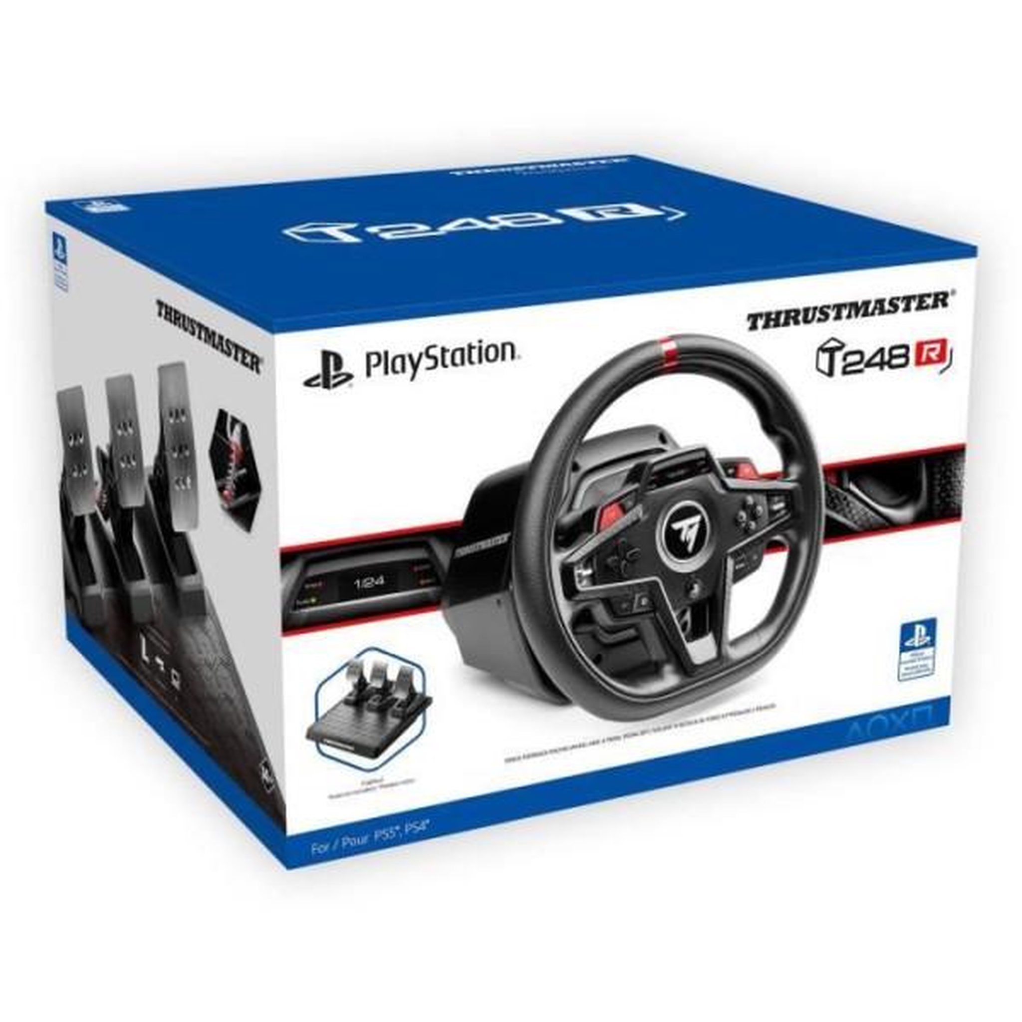Voir la diapositive 6 : Thrustmaster Volant pc - thrustmaster - t248r - ergonomique et polyvalent - 280 mm - noir