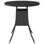 Voir la diapositive 2 : VIDAXL Table de jardin Noir 70x70x73 cm Resine tressee