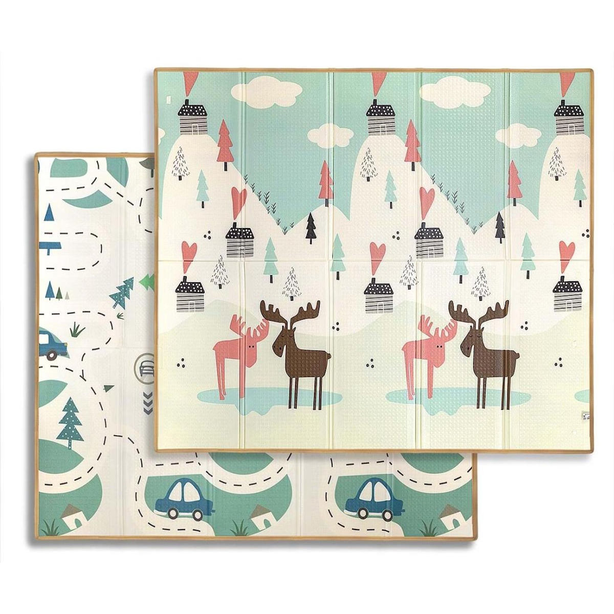 MILLY MALLY Tapis de jeu pliable  Cerf Pastel