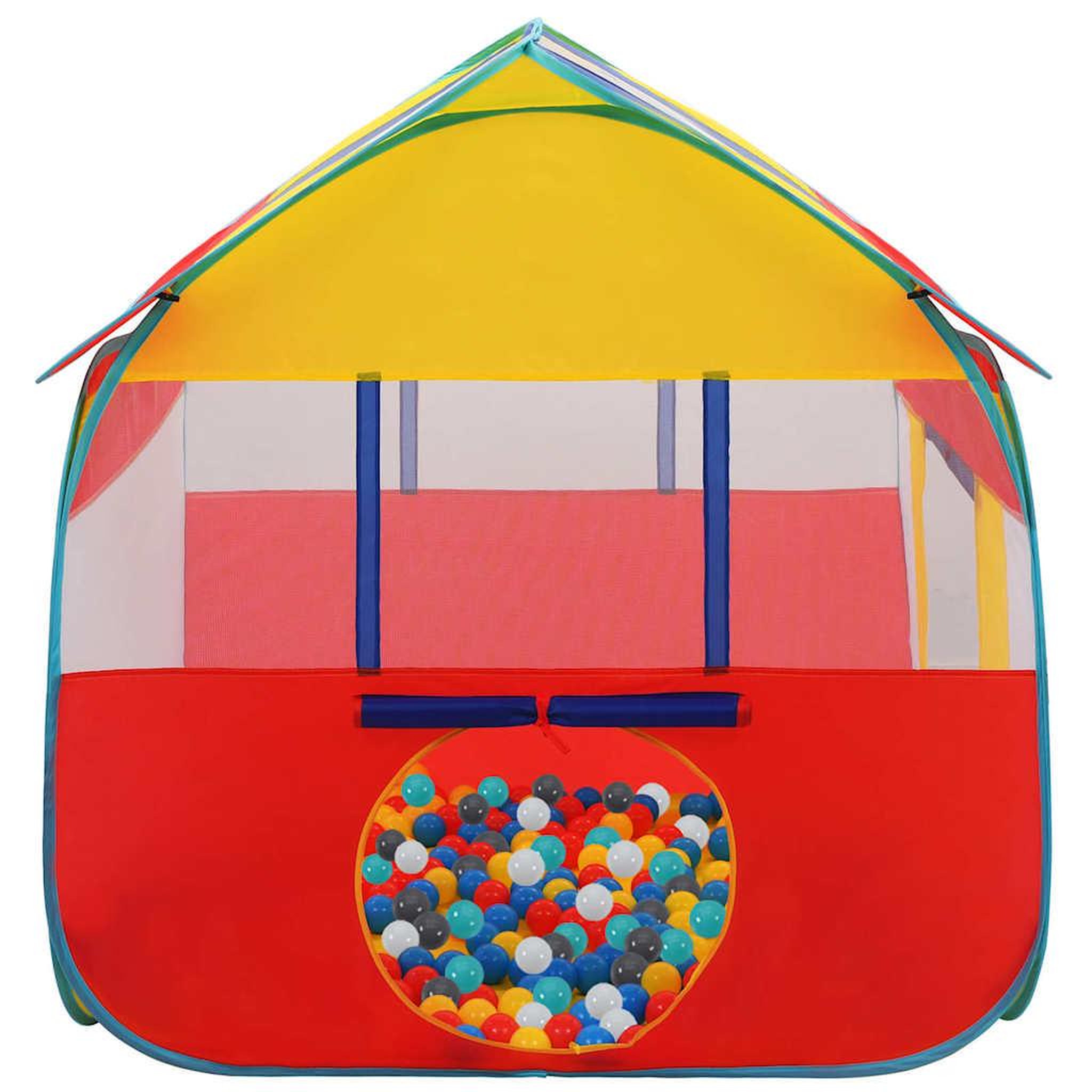 Voir la diapositive 2 : VIDAXL Tente de jeu avec 550 balles 123x120x126 cm