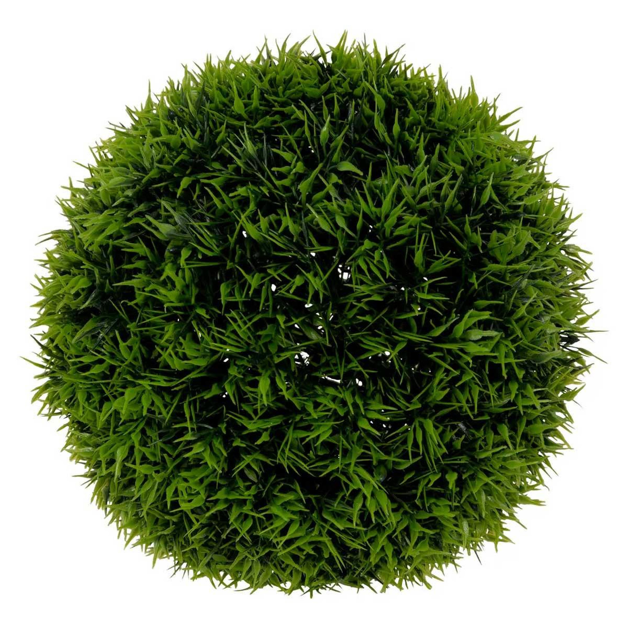 ATMOSPHERA Boule d'herbe artificielle  carly  18cm vert