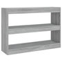 Voir la diapositive 2 : VIDAXL Bibliotheque/Separateur de piece sonoma gris 100x30x72 cm