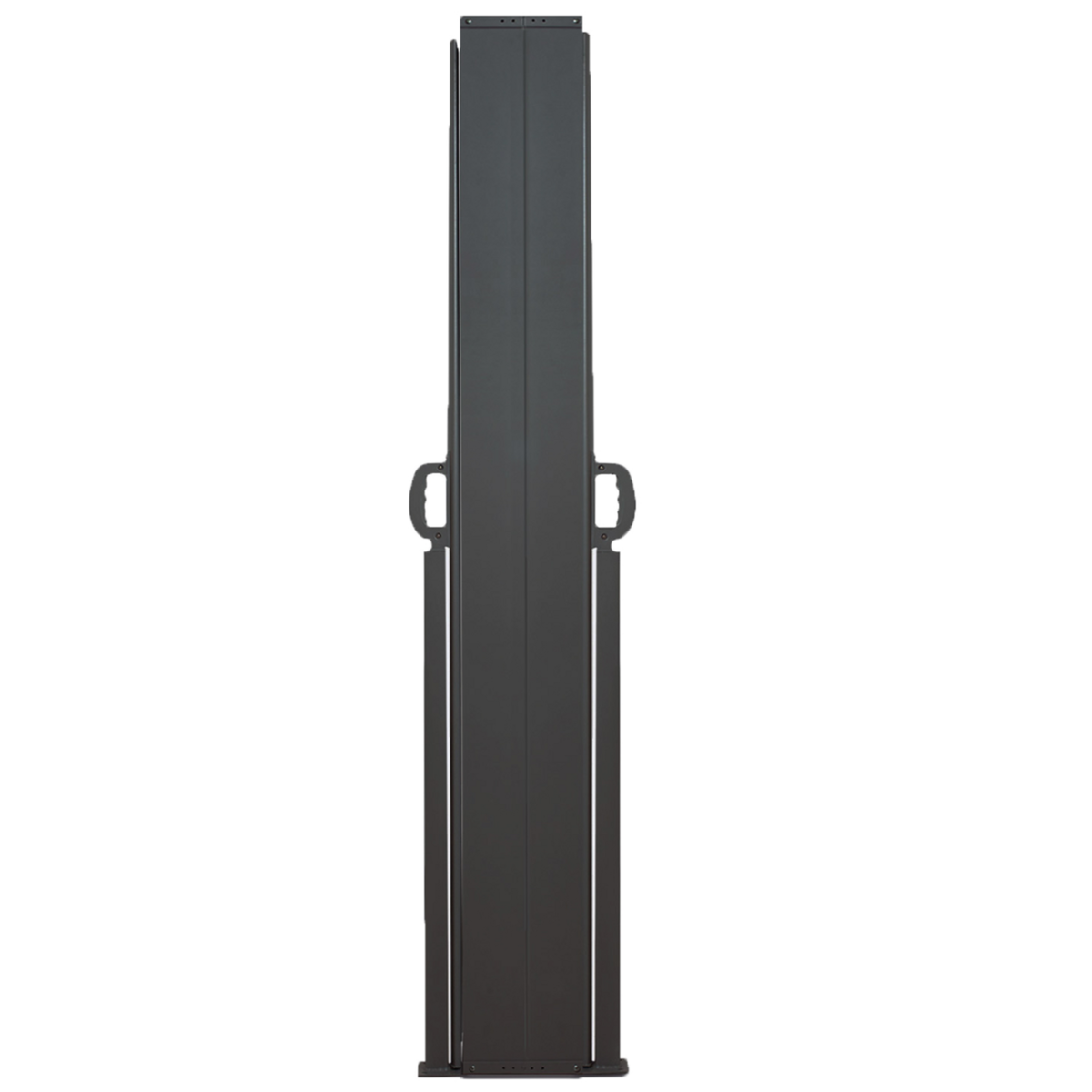 ID MARKET Paravent extérieur rétractable double 160 x 800 CM gris clair store latéral