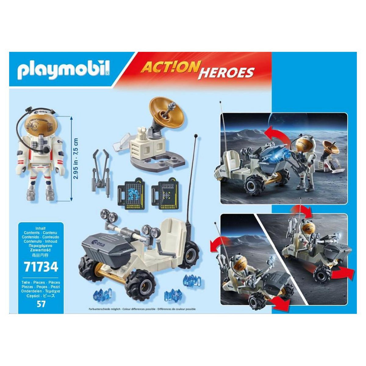 PLAYMOBIL 71734 - Mission d'analyse de roches  and  astronaute