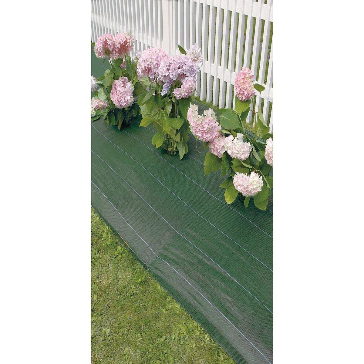 Habitat et Jardin Toile tissée   Weedsol    -1.25 x 100 m - 90 gr/m² - Vert