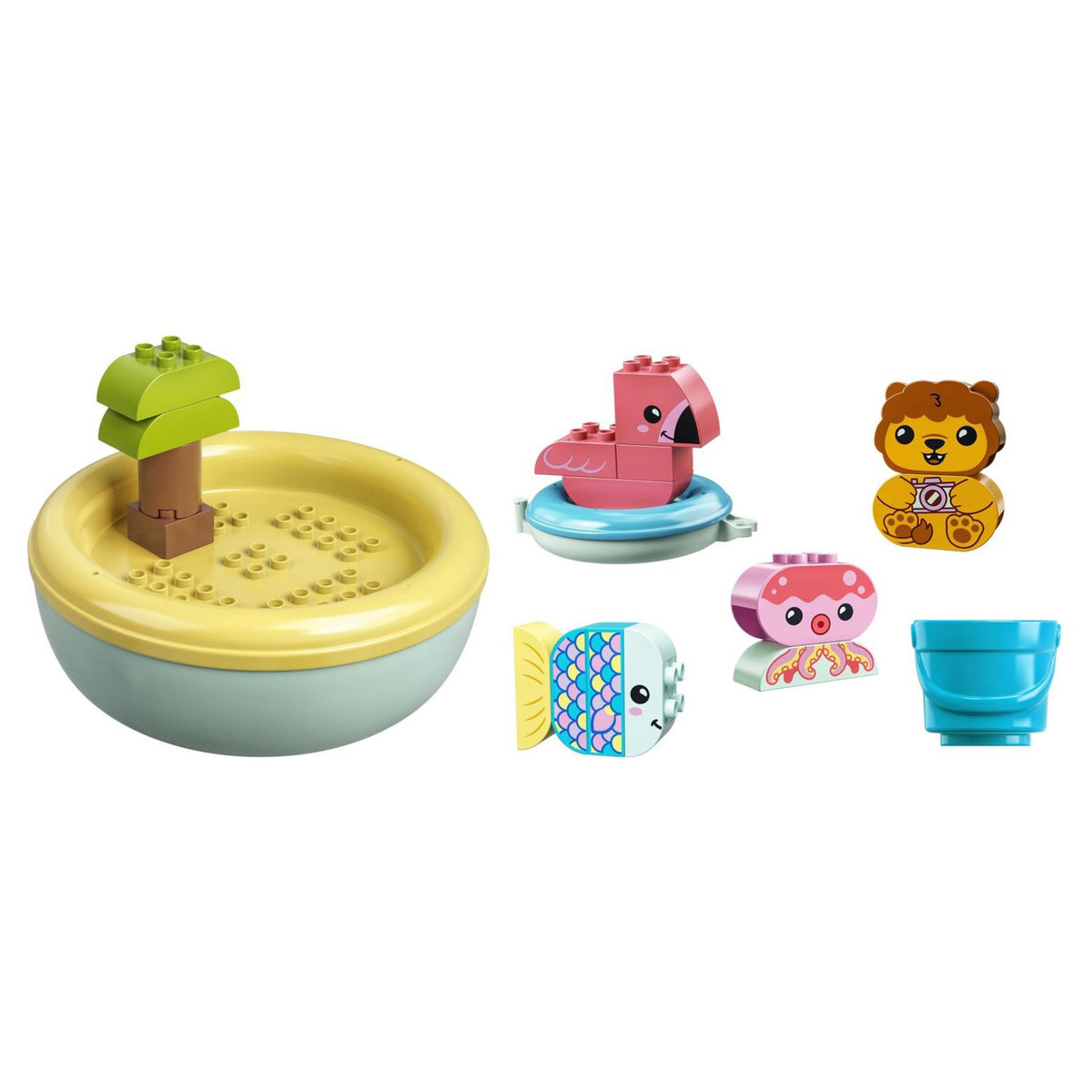 LEGO Duplo 10966 Jouet de bain Ile flottante des animaux