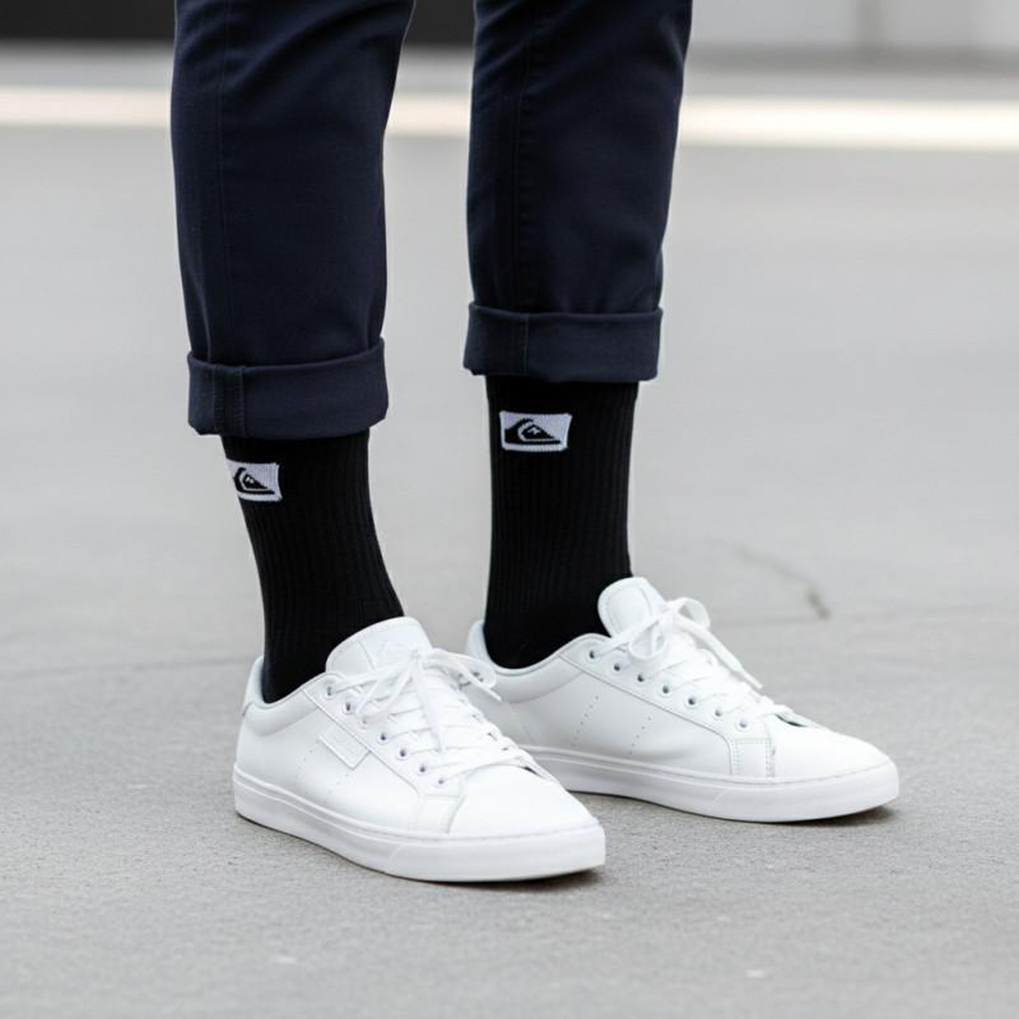 Voir la diapositive 2 : QUIKSILVER Quiksilver Pack de Chaussettes Homme Crew – Lot 6 Paires Sport Cushioned