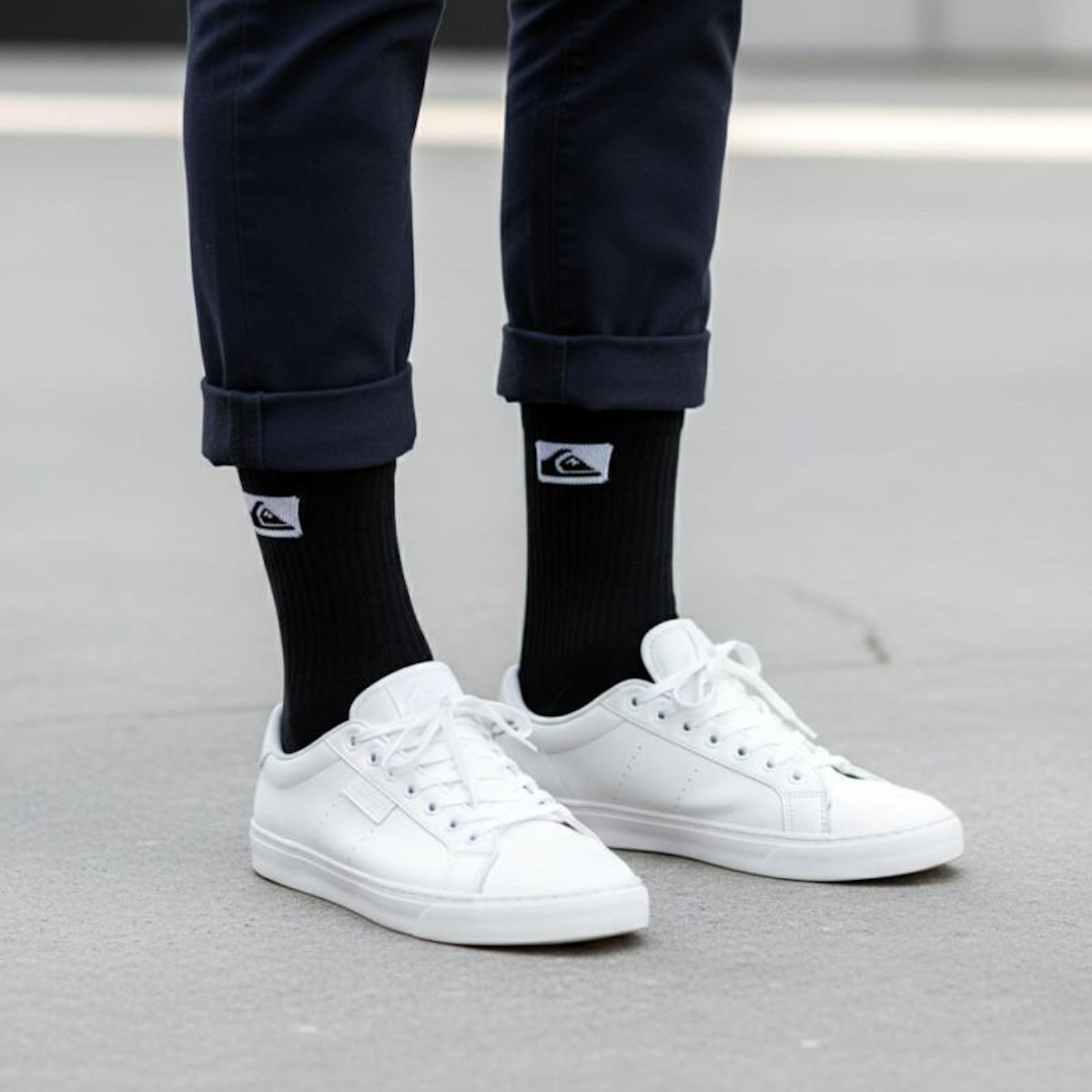 QUIKSILVER Quiksilver Pack de Chaussettes Homme Crew – Lot 6 Paires Sport Cushioned