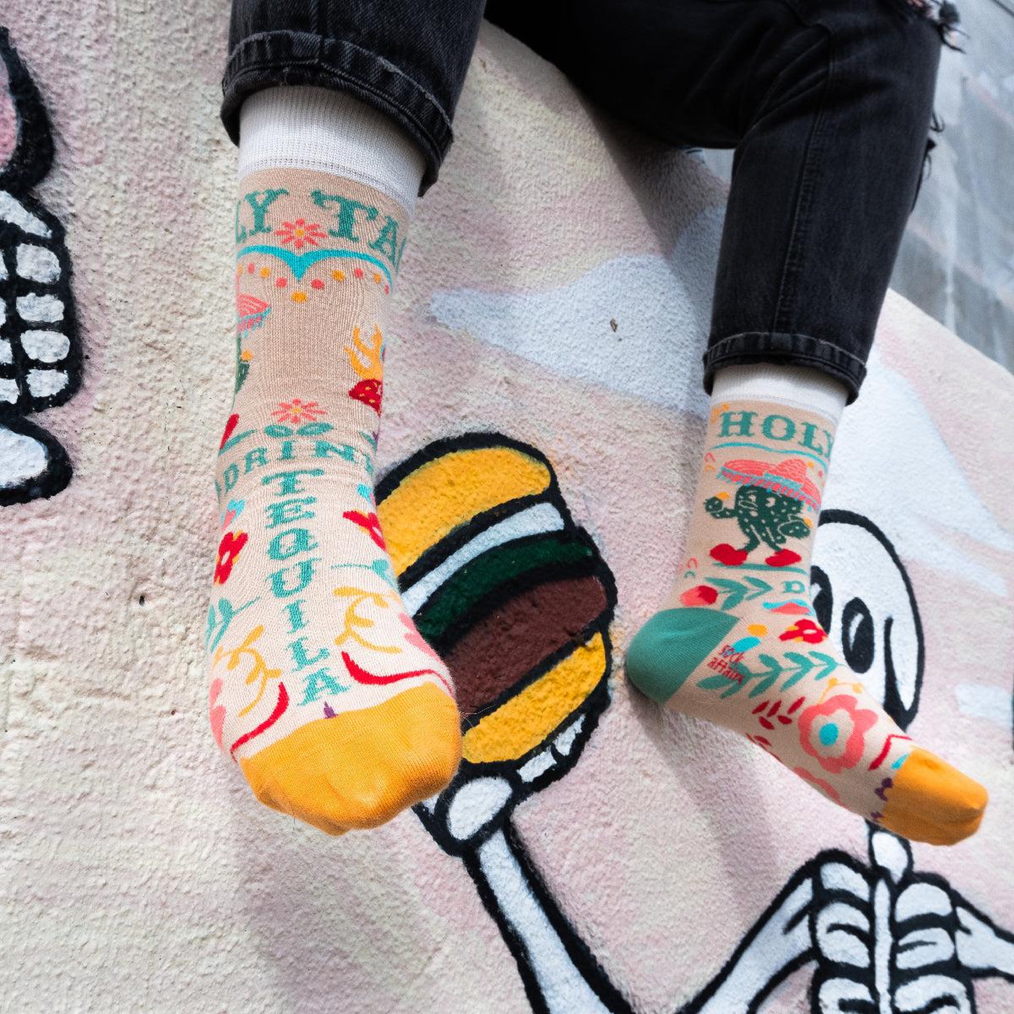 Voir la diapositive 5 : SOCK AFFAIRS Chaussettes tacos mexicains