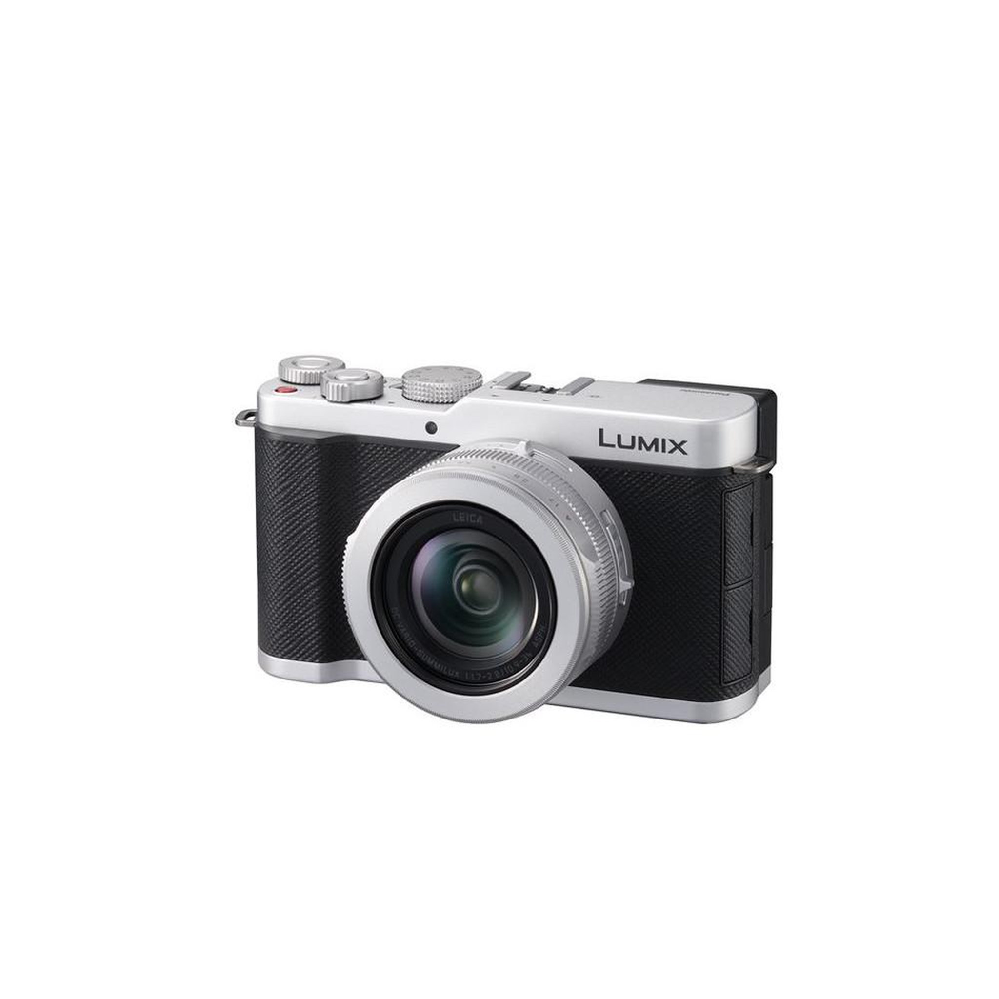 PANASONIC Panasonic Lumix DC-L10E-S appareil photo compact argenté à objectif fixe Leica 24-75 mm F1,7-2,8, capteur Micro 4/3 20,4 MP, viseur OLED, écran tactile orientable, vidéo 5,6K/4K