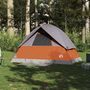 Voir la diapositive 3 : VIDAXL Tente de camping a dome 2 personnes orange impermeable