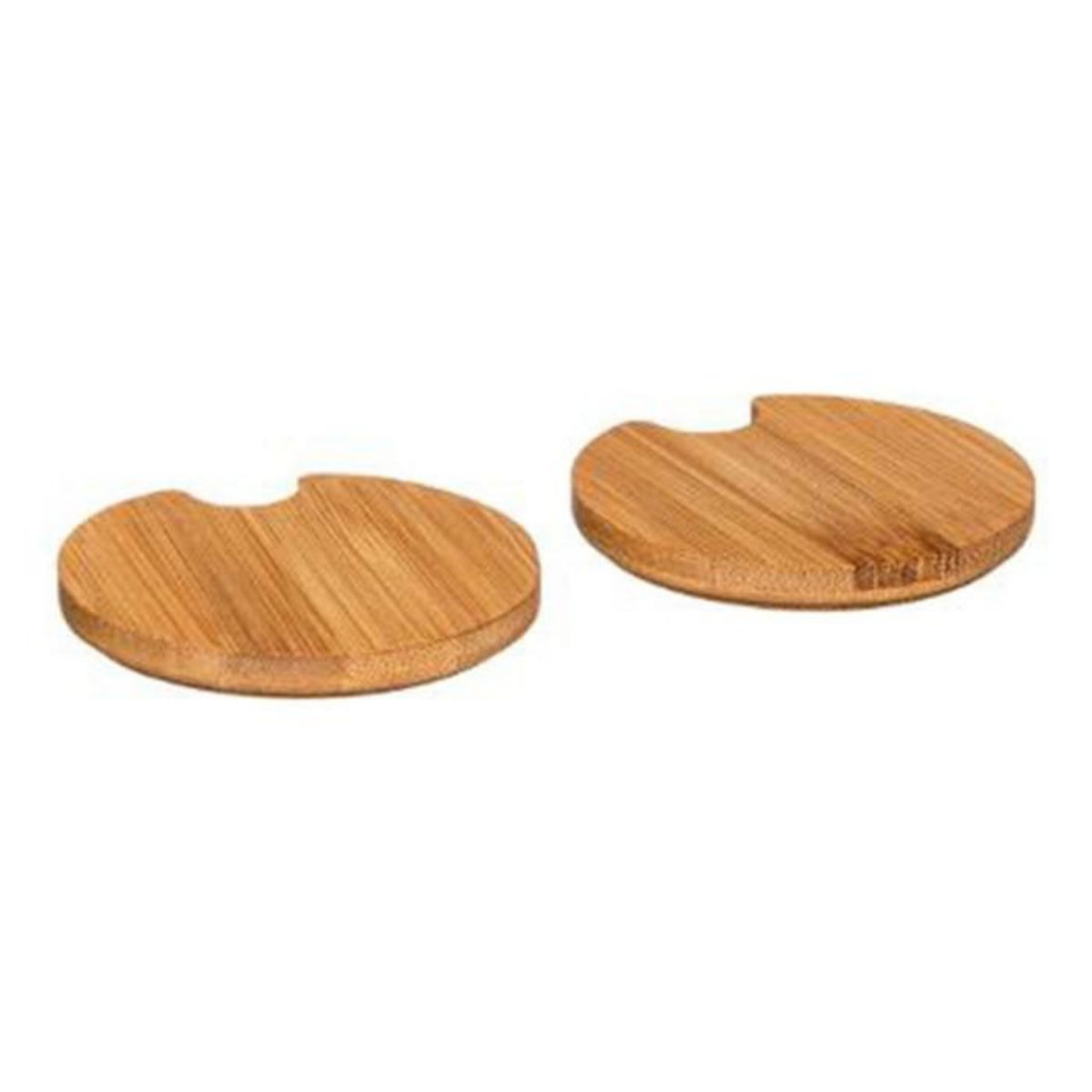 FIVE Lot de 2 Pots à Épices  Céramique  18cm Blanc